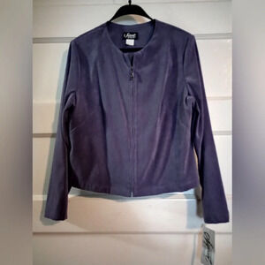 Signet size 12 purple women's jacket new with tags (Rox025)